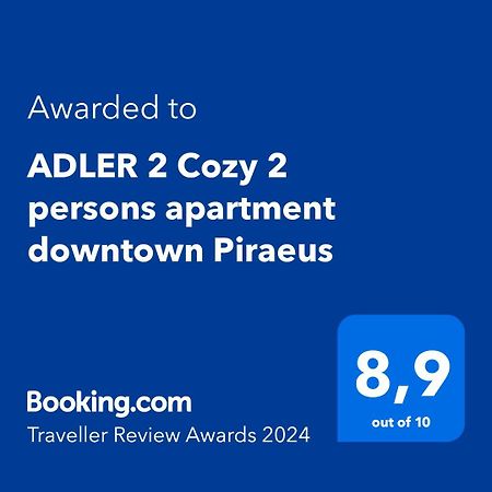 Adler 2 Cozy 2 Persons Apartment Downtown Pireus Exteriör bild